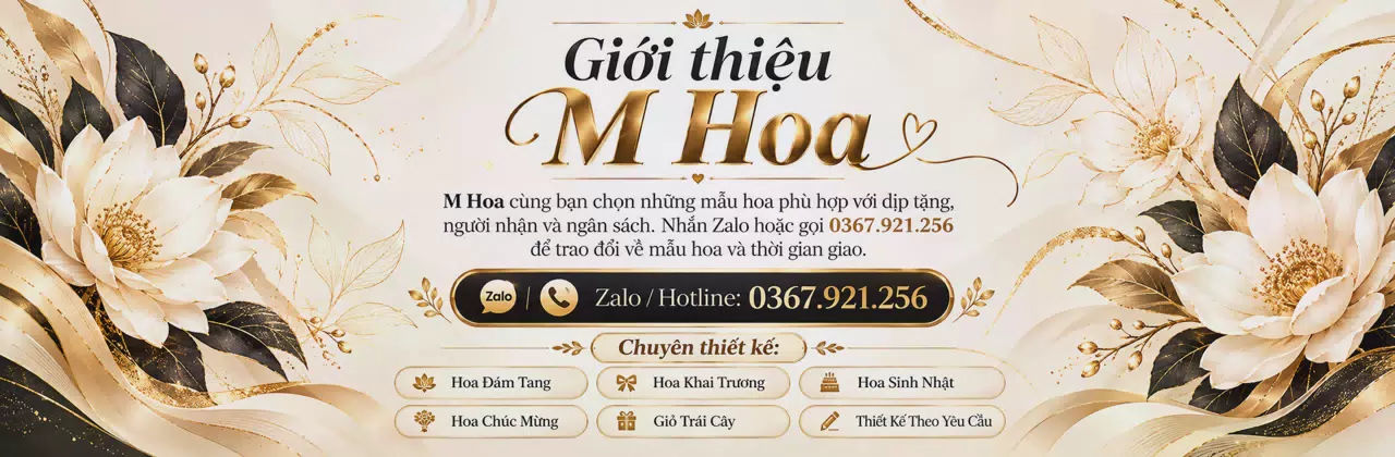 Ảnh bìa Shop hoa tươi Xã Vĩnh Lộc Cà Mau - Tư vấn hoa theo từng dịp